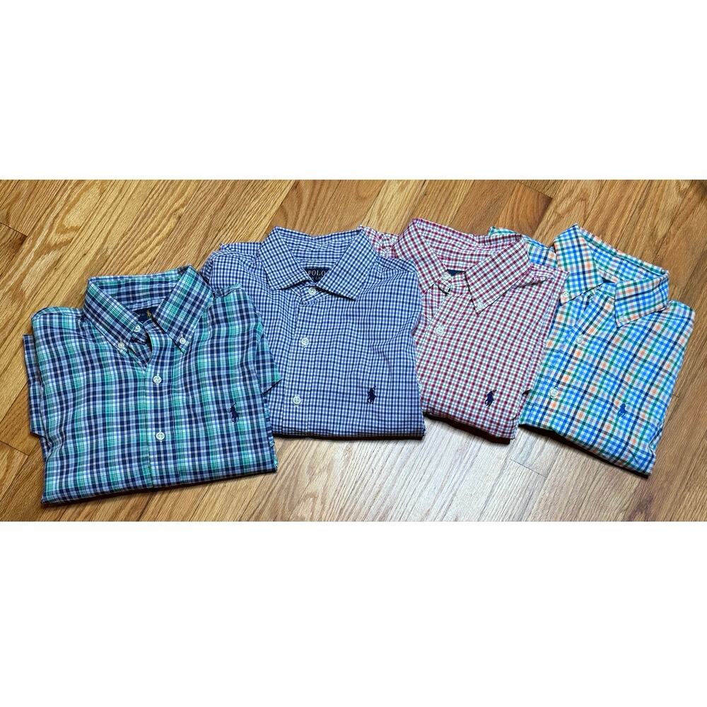 Polo Ralph Lauren Performance Button Down Shirt Bundle x4 Classic Fit